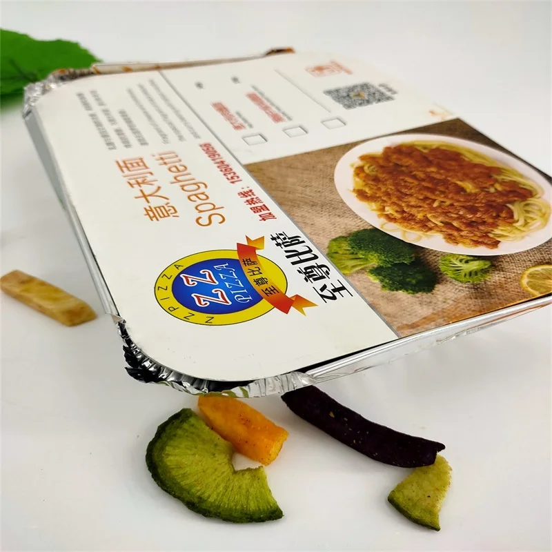 Food grade aluminum foil food containers disposable rectangular small tin foil  baking pans with lids