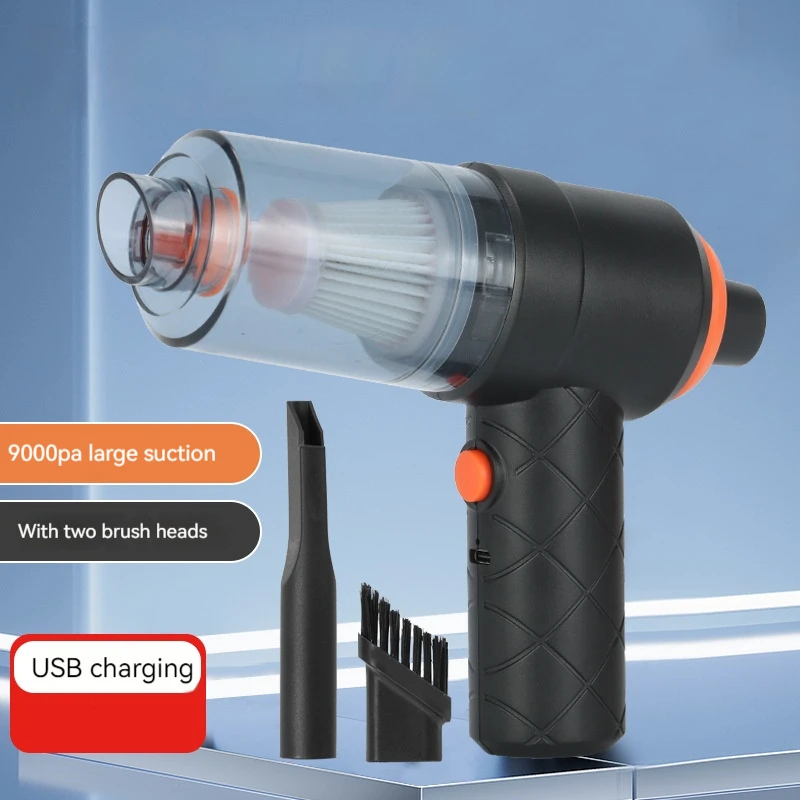 Mini cordless car vacuum cleaner strong suction 9000PA wireless handheld portable vacuum cleaner for car