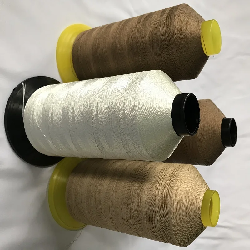 
China professional supplier PTFE coating high temperature fiberglass sewing thread 
