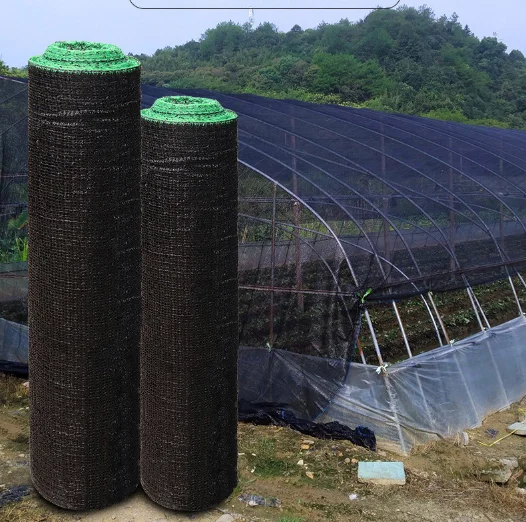 Anti-UV shade HDPE knitted 40% 50% 80% 95% Black Beige Agricultural Green shade net / Sun Shade Net