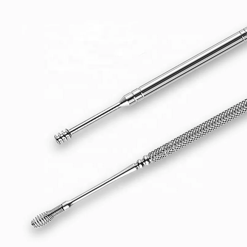 Portable 7pcs Metal Ear Wax Removal Kit Stainless Steel Ear Pick EarWax Remover Ear Cleaning Tool With Cleaning Brush
