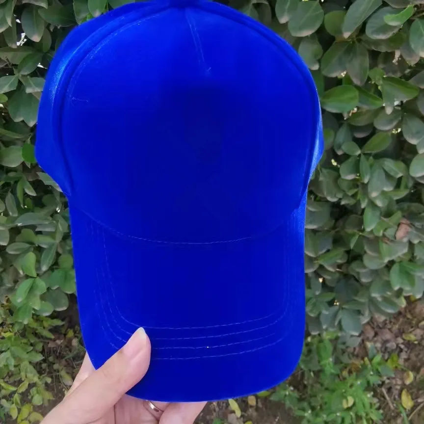 2021 Golden velvet baseball cap lady fashionable custom letter diamond suede hats