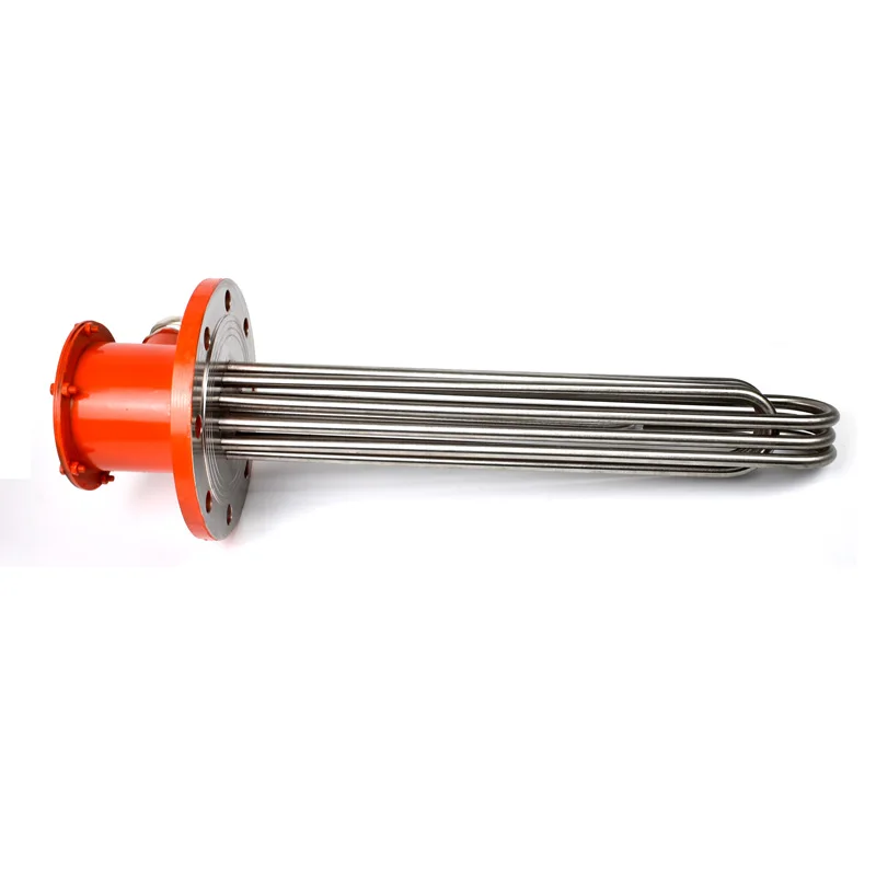 BRIGHT Explosion-proof Electric 380V 30KW 6U Flange Immersion Waste Oil Heater Element for Storage Tanks Heating