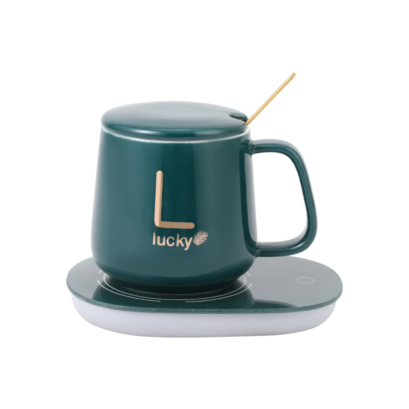 electric cup cupporcelain mugs coffee coaster ceramic mug warmer with 55 degree thermostat intelligent heat porcelain cup
