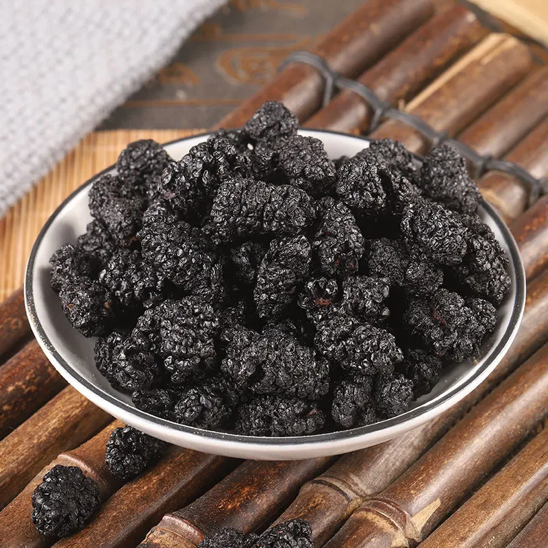 Huaran Yuling China dry fruit wholesale black sweet Dried Mulberry For eating