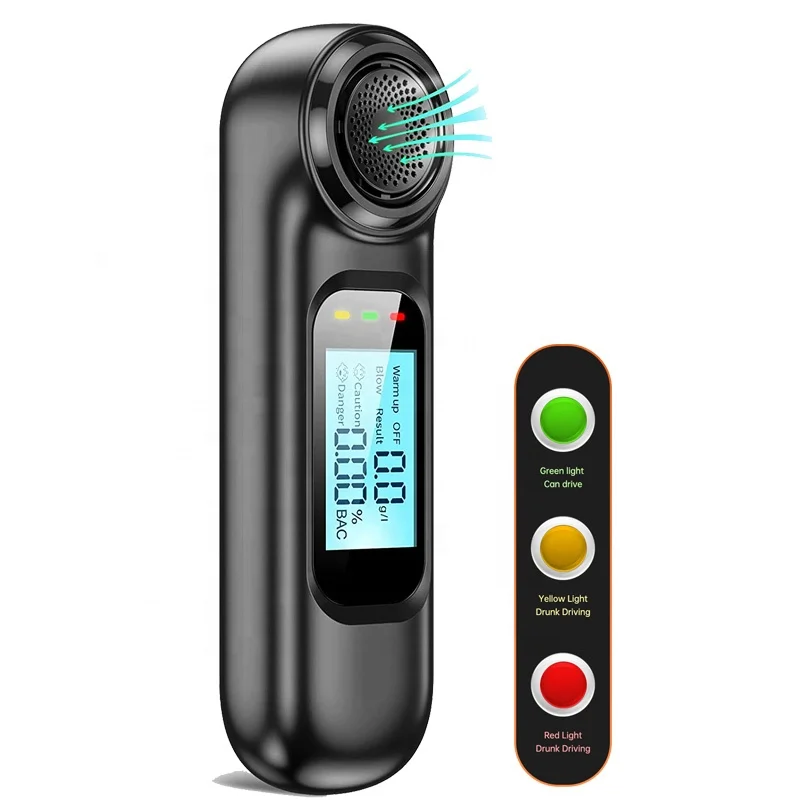 New arrival breathalyzer non-contact breathe alcohol tester with LCD digital alcohol checker japanese and english version