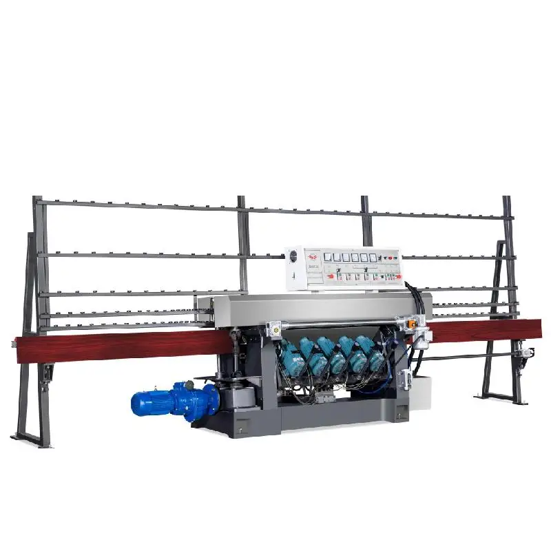 BDM 5.325 Automatically Glass Angle Changing Straight Edger profatinal glass processing machine