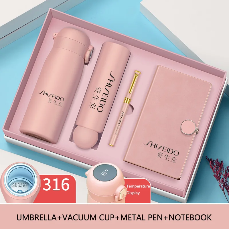 Foldable Umbrella Promotional umbrella thermos mothers day gifts, business ideas corporate gift sets for women