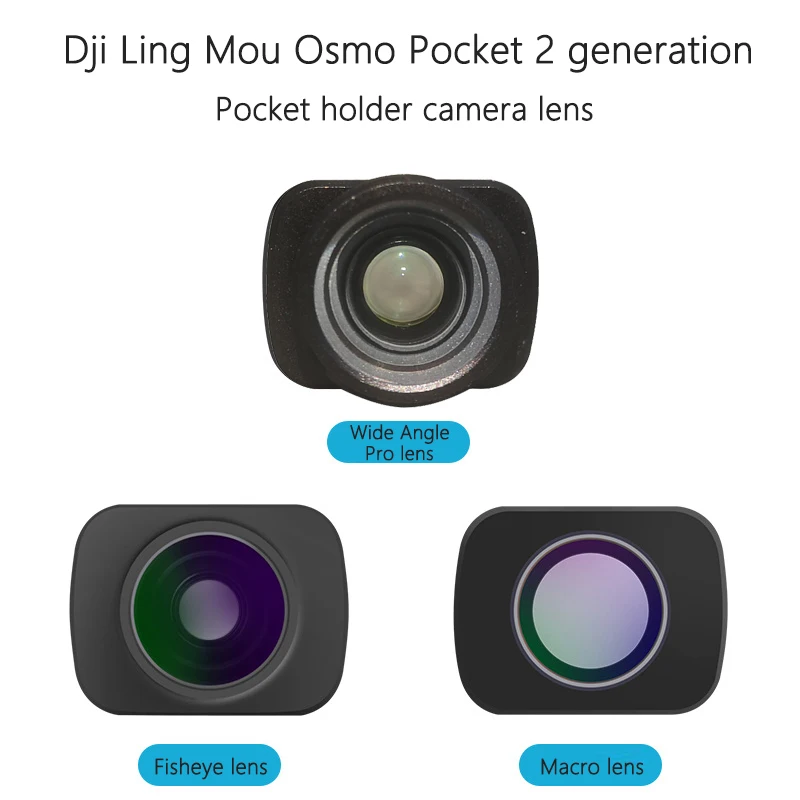 Pocket Holder Camera Wild Angel Lens For Dji Osmo Pocket 2 Generation