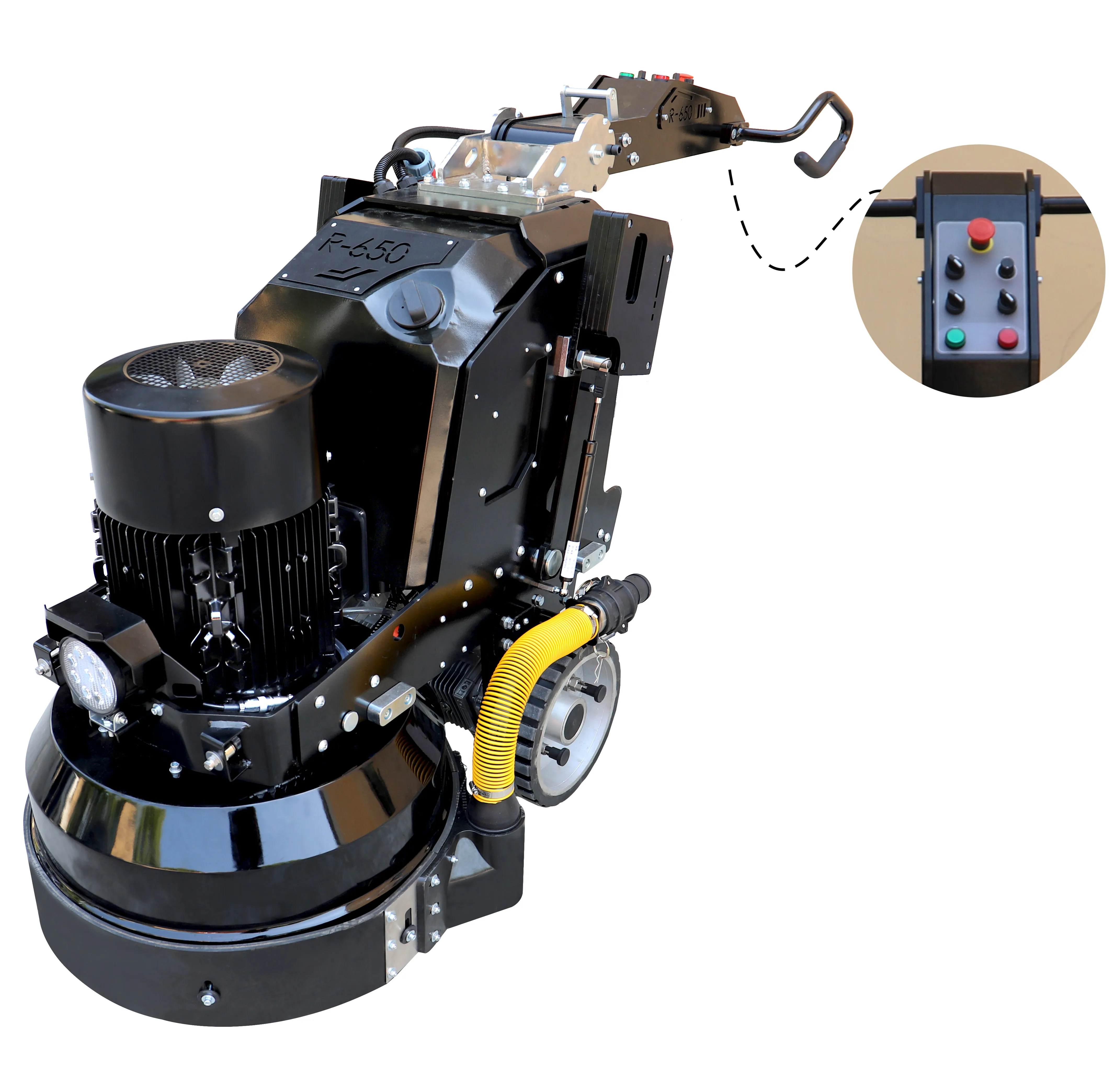 R650 Remote Control Concrete Grinder Grinding Motor 15HP Polisher