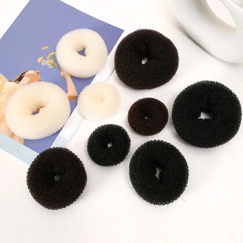 2022 New Long Hair No Heat Diy Curlers Hairpin Rollers Hair Donut Bun For Women Hair Tools Muti Size Wholesale Maker