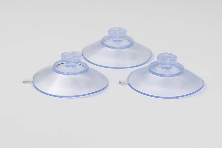 55mm Furniture Desk Glass Rubber Transparent Anti-Collision Suction Cups Sucker Hanger Pads for Glass