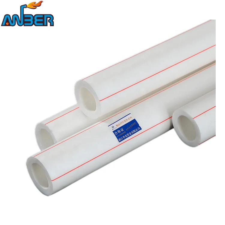 China made Polypropylene Plastic PPR PN2.0MPA Hot Water light Pipe