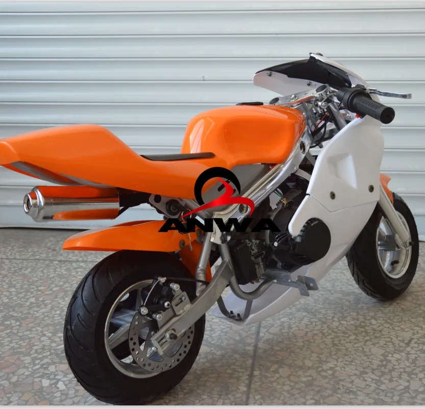 Electric/ Gasoline Mini Motorbikes Motorcycle super racing mini pocket bike 49cc 50cc for Kids