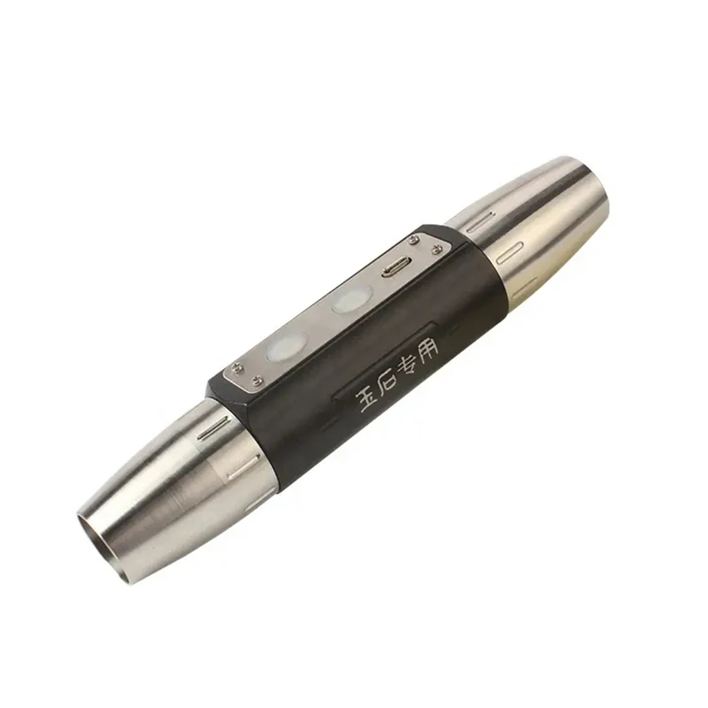 Gem Detector 4 Color Light LED Flashlight Stainless Steel Jade Torch