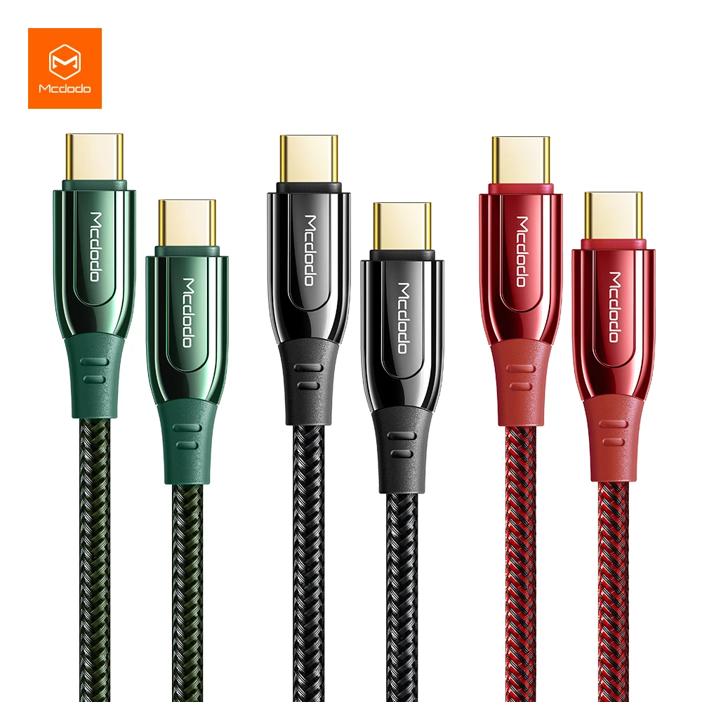 Кабель Mcdodo Type C To Type C Quick Charge Pd Usb C кабели нейлоновая оплетка 100 Вт 5А кабель Usb для быстрой зарядки и передачи данных