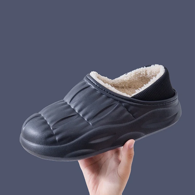New Factory Price Stock Thick Bottom Slide Slippers Women Garden Shoes Casual Walking Height Increasing Winter EVA