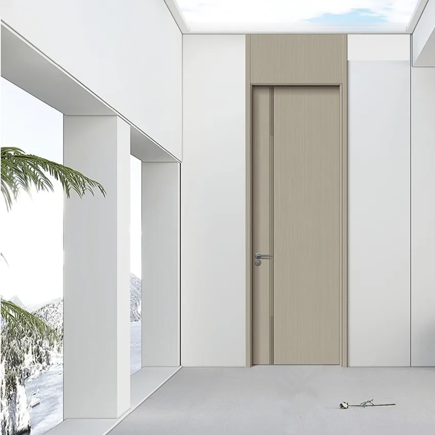 Saudi Market Hot selling wpc doors manufacturers second hand pvc doors interior solid wooden door
