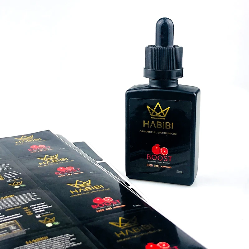 Custom Printed Logo cosmetic Waterproof Adhesive Sticker Roll For Bottle Jar Packaging Label Stickers