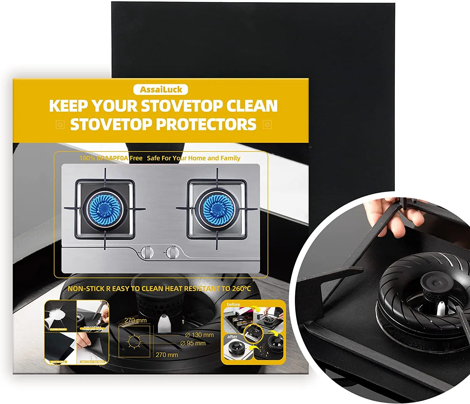 Stock Available stove protection burner cover silicone gas stove burner covers four burner gas stove with cover