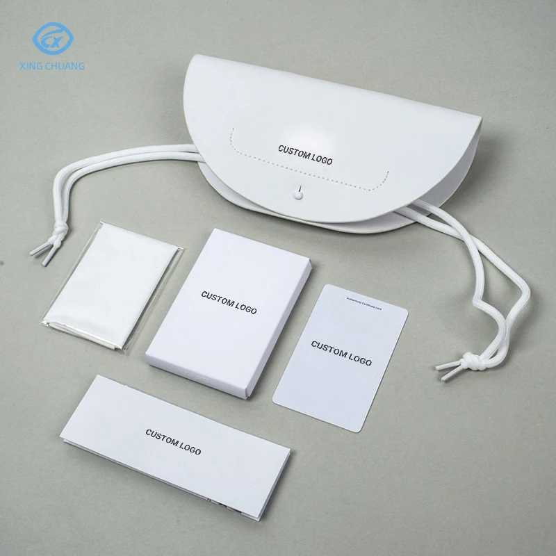 new luxury custom logo sunglasses case best cheap soft glasses cleaning cloth wholesale glasses case set