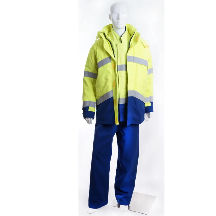 
2-in-1 High visibility FR winter parka harsh cold and outdoor freeze-proofing clothing 