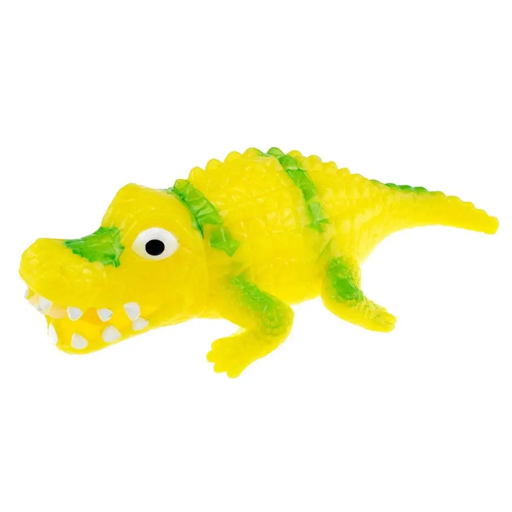 
LN204 Well Price Toy Kid Plastic Small Soft Animal Product Novelty Crocodile Shaped Decompression Toy Vent Toy 