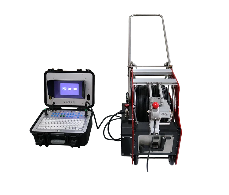 China Manufacture Cctv System Pipe Inspection Robot With Pan And Tilt Camera For Pipeline