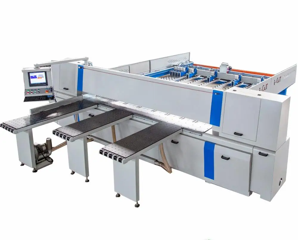 Большой размер оптимайзер автоматическая панель пила деревообрабатывающий станок Китай CNC компьютерный Луч Пила машина
