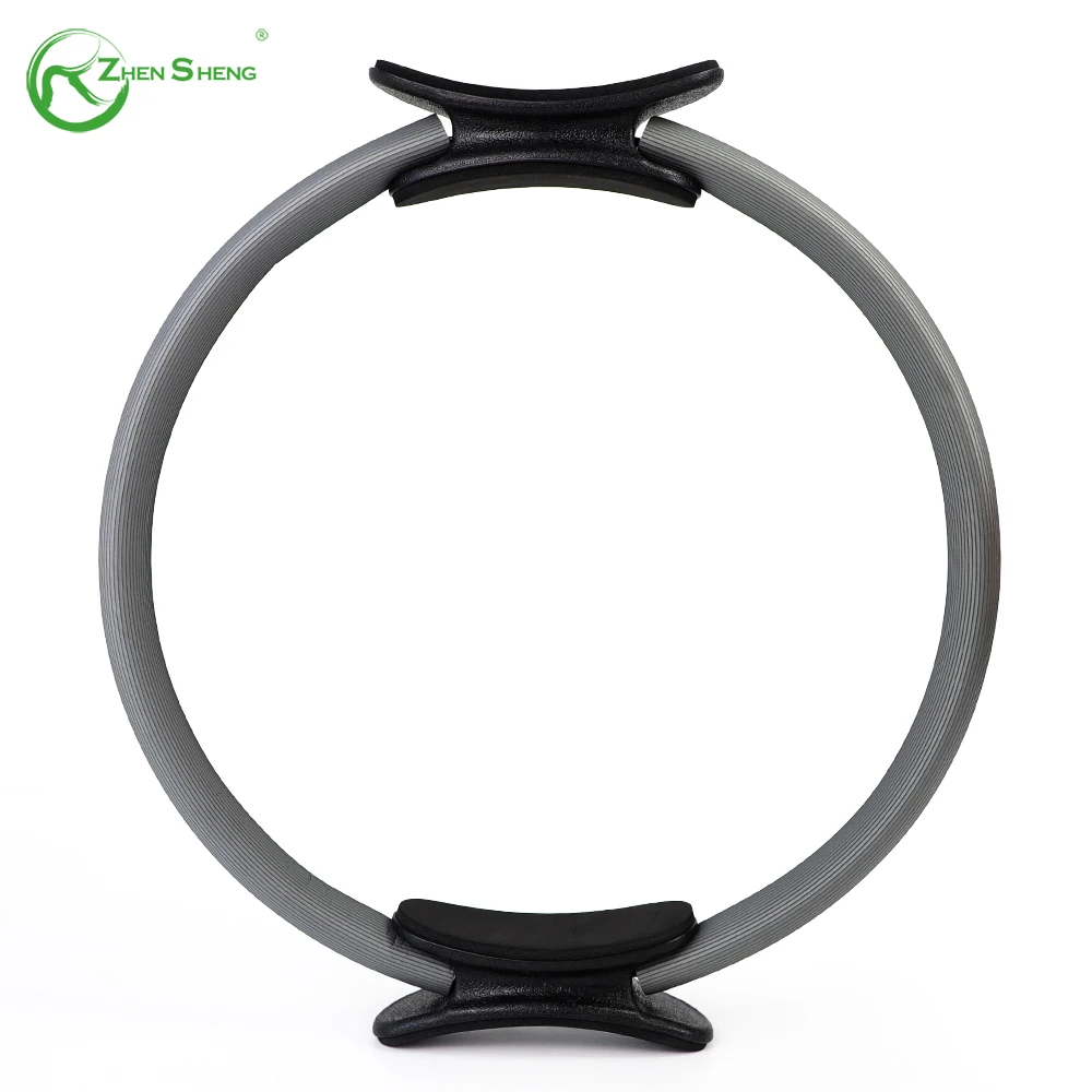 Zhensheng Top Quality Home Fitness Exercise Pilates Ring Magic Circle Eco Friendly Durable Pilates Ring with EVA Handle