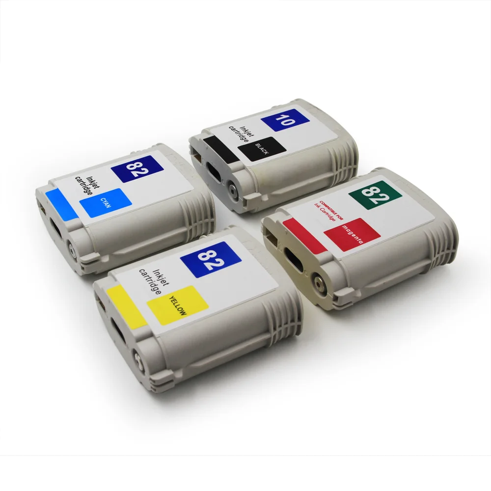 Ocbestjet 4 Colors 10 82 Compatible Ink Cartridge For HP 500 510 800 815mfp 820mfp Printers