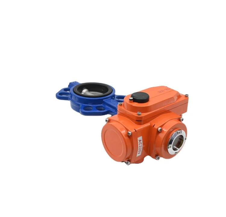 JTAIV Low Price Dn40-Dn300 Regulating Type Cast Iron Motorized Butterfly Valve With Electric Actuator