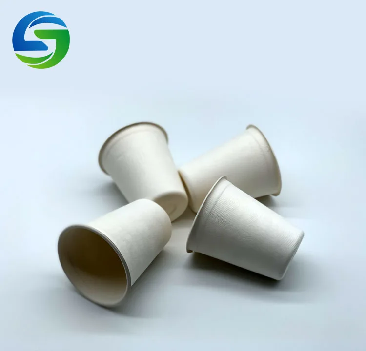 Green Olive  cheap disposable biodegradable sugarcane tableware compostable hot drink coffee cups with lids