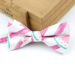 Классический Детский костюм, галстук-бабочка для маленьких мальчиков, Модный хлопковый регулируемый галстук-бабочка для детей, двухцветный галстук-бабочка для собак, кошек