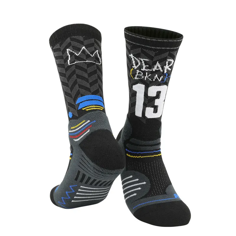 LINGTU manufacturer custom LOGO socks pure cotton black Basketball Sock  high quality Athletic ankle kids Men elite Meias