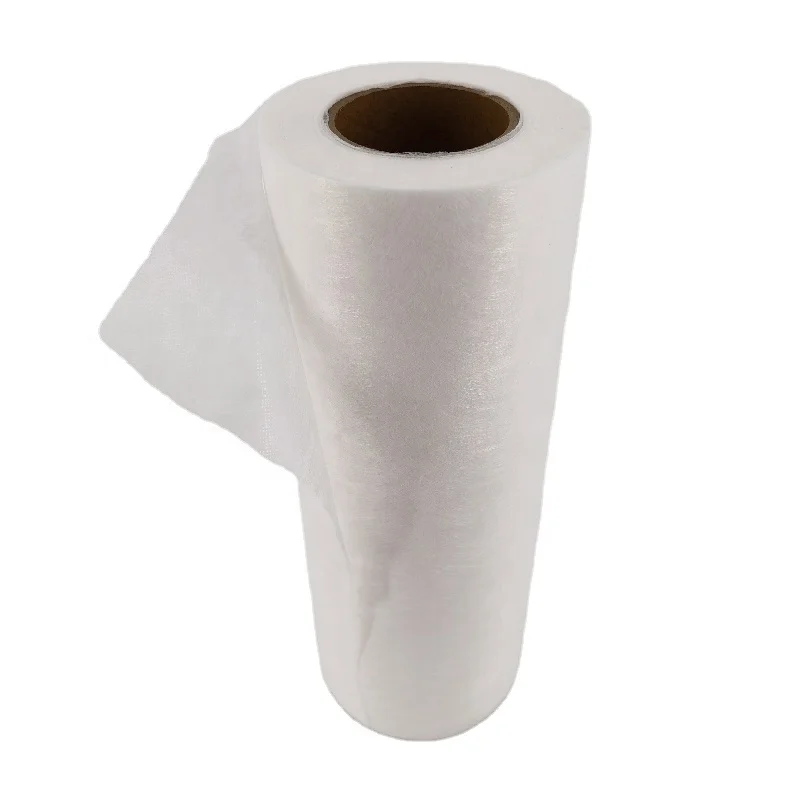 15gsm PET spunbond nonwoven fabric roll Polyester spunbond nonwoven fabric razor-thin PET spunbond