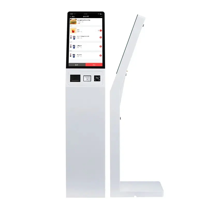 New Model Customizable 17 inch Self Checkout Machine Self Service Interactive Kiosk Touch Screen Payment Kiosk