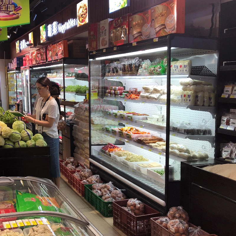 Sandwich Panel Glass Door Walk in Cooler Freezer Cold Room For Supermarket