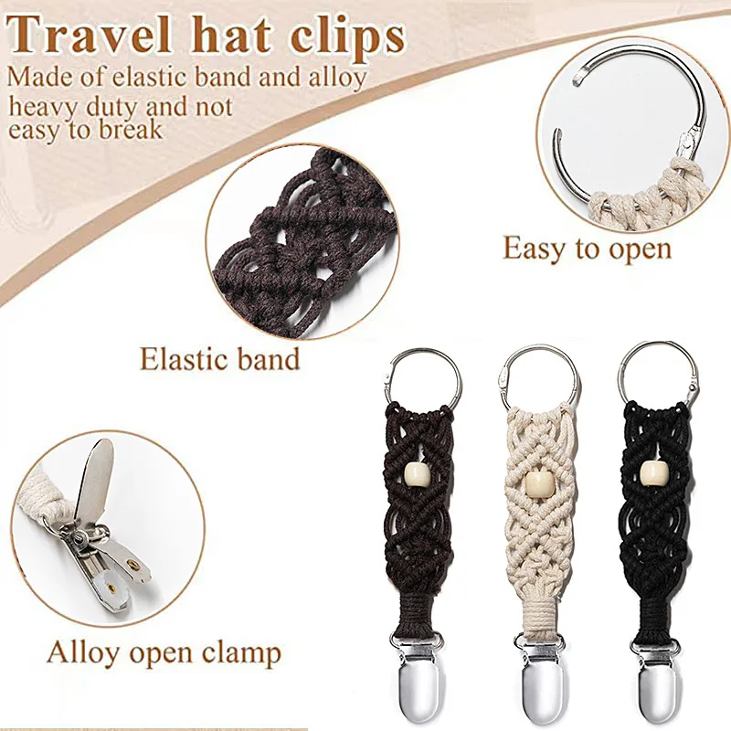 Hat Clips on Bag Hat Holder Hat Keeper Clip Multifunctional Duck Clip Backpack Luggage Outdoor Travel Accessory