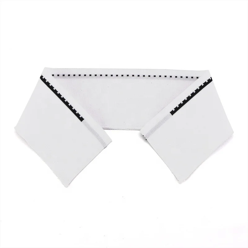 Жаккардовый декольте спортивная одежда высокого качества на заказ экологичный хлопок трикотажные аксессуары для одежды 1x1 плоское ребро