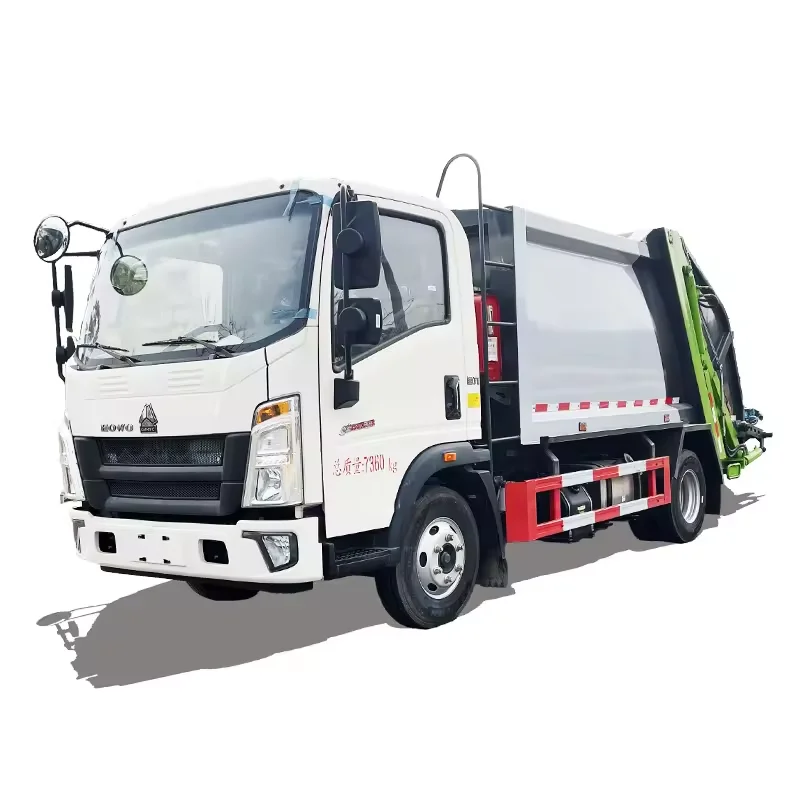 Sinotruk Shacman Faw Compactor Road Cleaning Garbage Transportation Truck Rubbish Truck Cleaning Garbage Truck