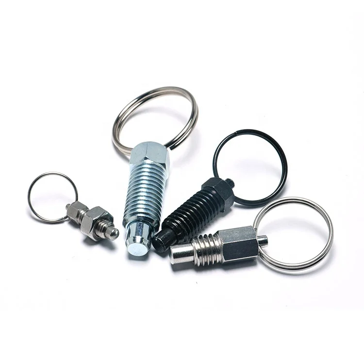 GN717 Steel M6 M8 M10 M12 M16 Pull Ring Indexing Plunger