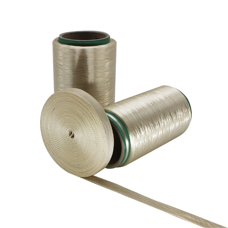 Wear Resistant and Flame Retardant Polyphenylene Sulfide Fiber PPS Webbing Straps for Bags Garment Cargo Safety Seat Belt