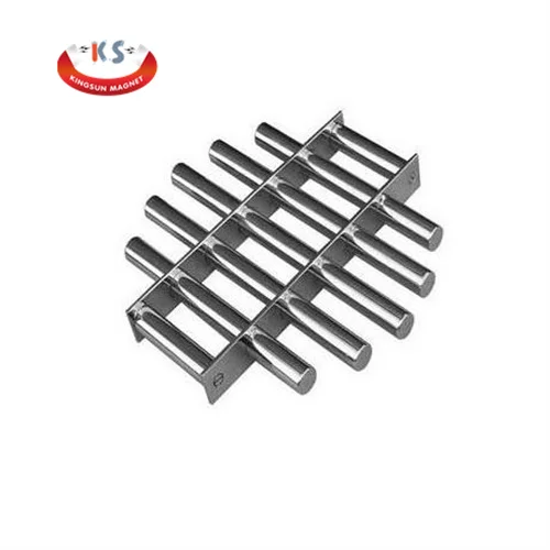 12000 Gauss D25 Filter Hopper Strong Neodymium Magnetic Round Bar Ndfeb Magnet Bar For Food Separation