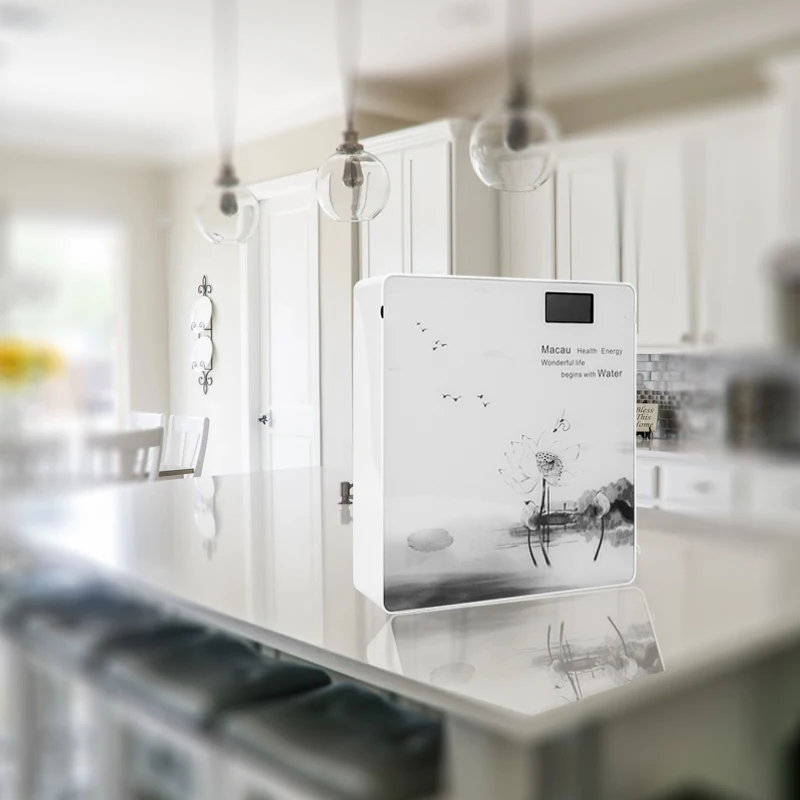 Здоровье-энергия Фабрика оптовая продажа 0,0001 микрон мембрана 110 В насос RO система машина для дома кухня обратного осмоса воды