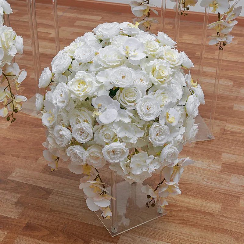 Artificial Butterfly Orchid Flower Wedding Centerpieces Decorative Simulation For Table Runner Wedding Table
