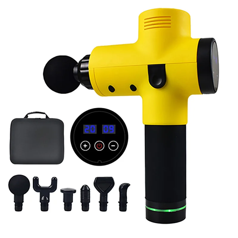 
Amazon dropshipping custom deep tissue phoenix 24V 6 heads 30 speed muscle mini massage gun 
