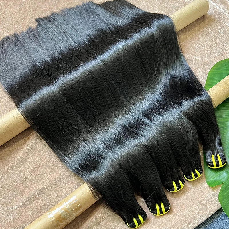 Bundle Hair Vendors Wholesale Raw Indian Hair Bundle Cuticle Aligned Silky Bone Straight Human Hair Bundles
