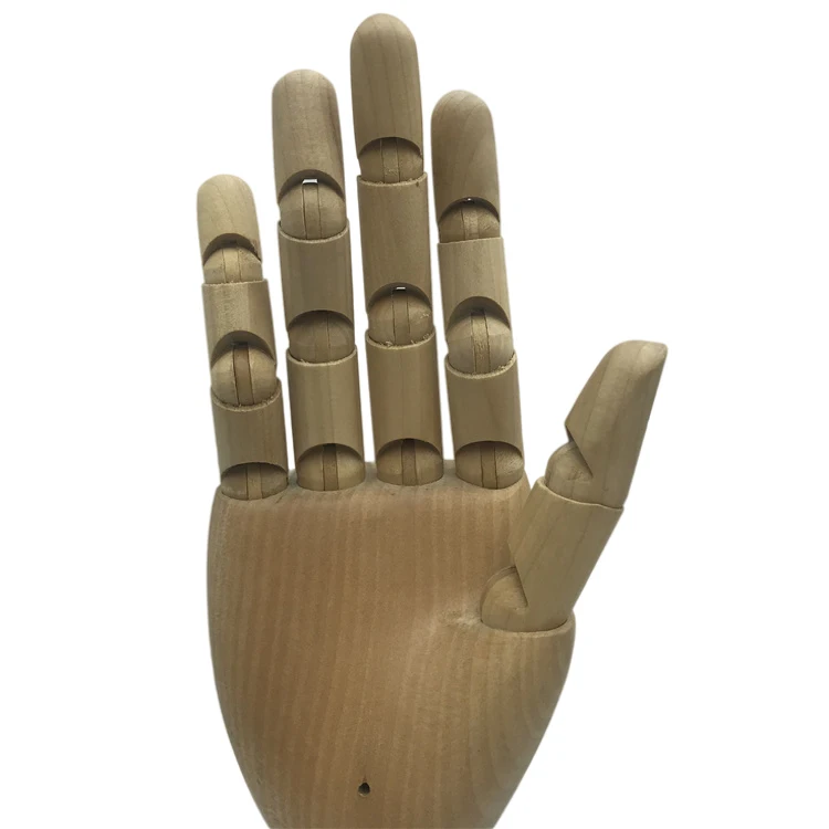 New style Wood Artist Drawing Manikin wooden hand mannequin displays for jewelry