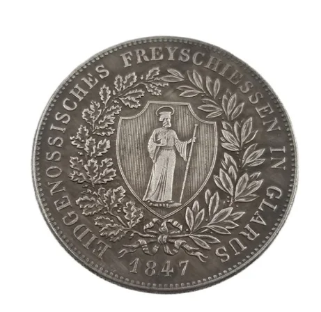 
Cross Phoenix Gold Plated Coin Zodiac Animals Coins Metal Badge Gift Art Collection 